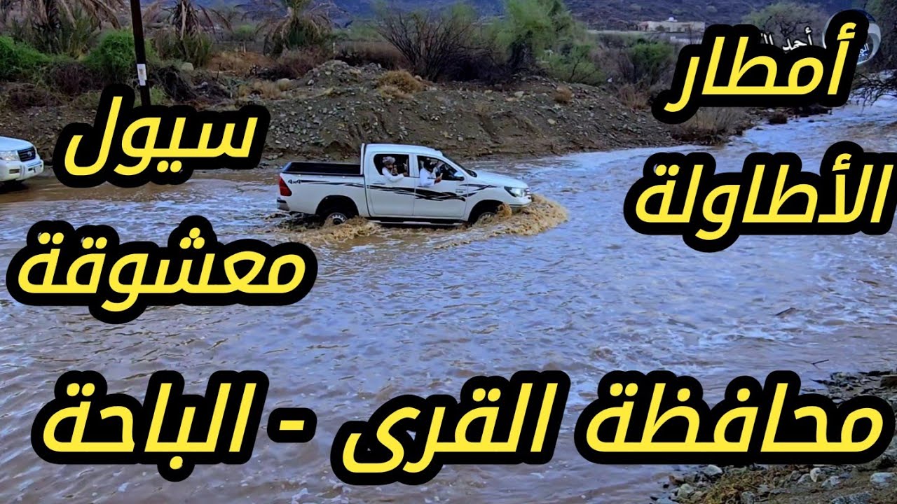 أمطار الأطاولة - وسيول معشوقة - محافظة القرى - منطقة الباحة - الأثنين 2-3-1447 #السعودية #امطار 