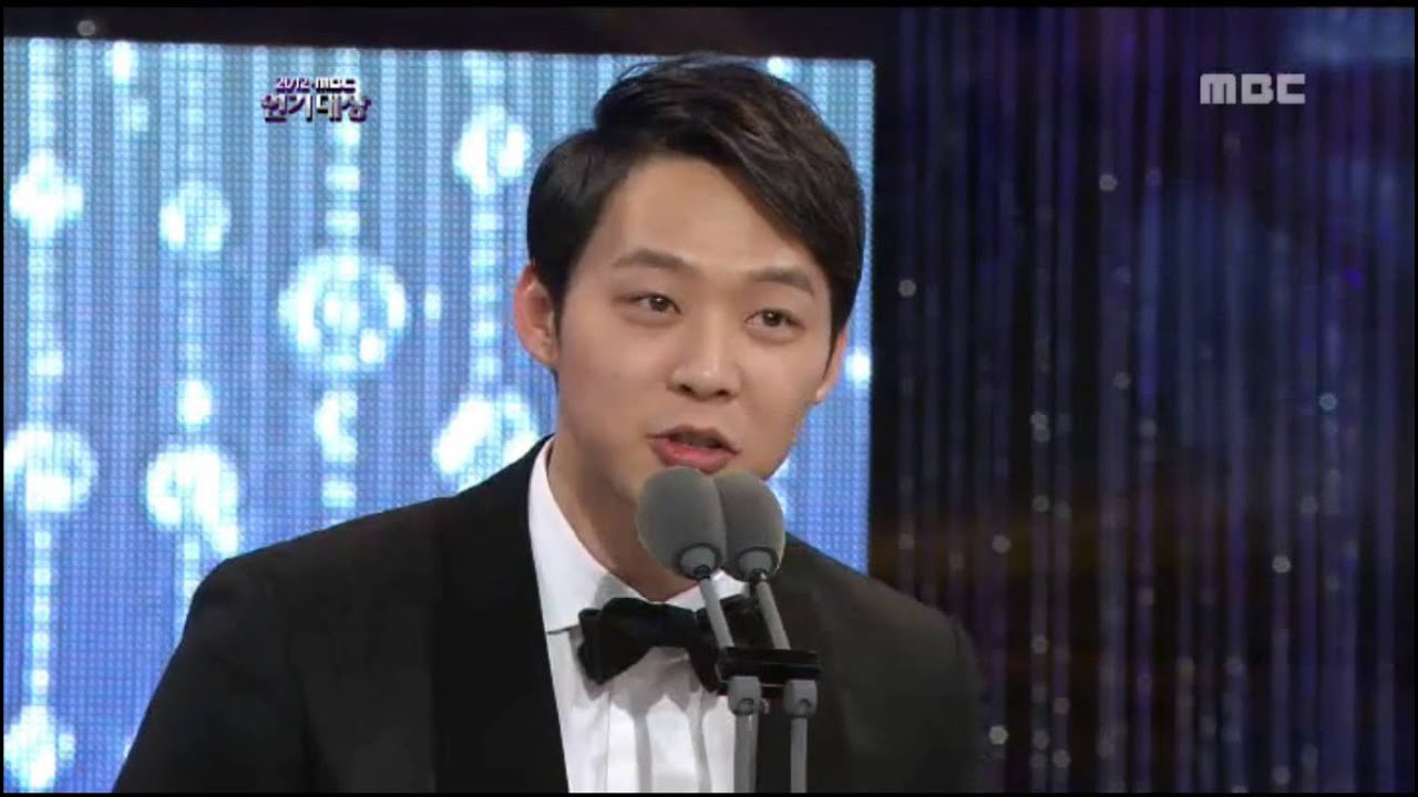 121230 MBC 연기대상 - 유천 優秀演技獎....ㅠㅠ.