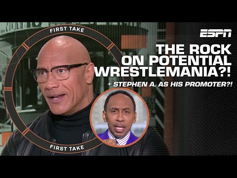 The Rock on potential WrestleMania vs. Roman Reigns?! Stephen A. as his promoter?! ? | First Take