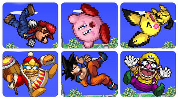 Super Smash Flash 2 - All Characters Star KO Animations (1.4.0 Beta)