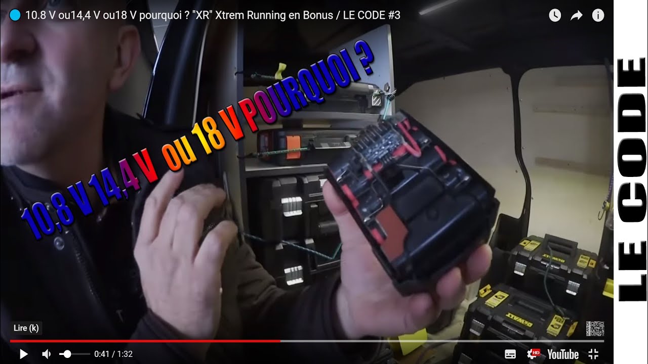 🔵 10.8 V ou14,4 V ou18 V pourquoi ? 