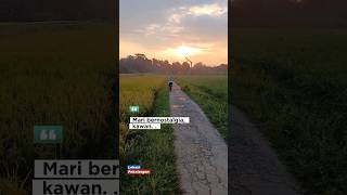 Mari bernostalgia, kawan. .Suasana pedesaan yang indah