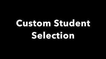 Powerschool Tips: How To Build a Custom Student Selection