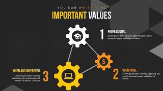 Analysis Chart : Economic Analysis Keynote chart Template