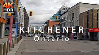 4K Kitchener Ontario: A Virtual Walking Tour Of Kitchener Downtown [4K HDR 60 FPS]