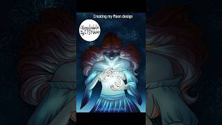 Moon Tarot Design  #art #shorts
