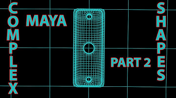 How to Model Complex Shapes in Maya Part2 - Beginners Tutorial