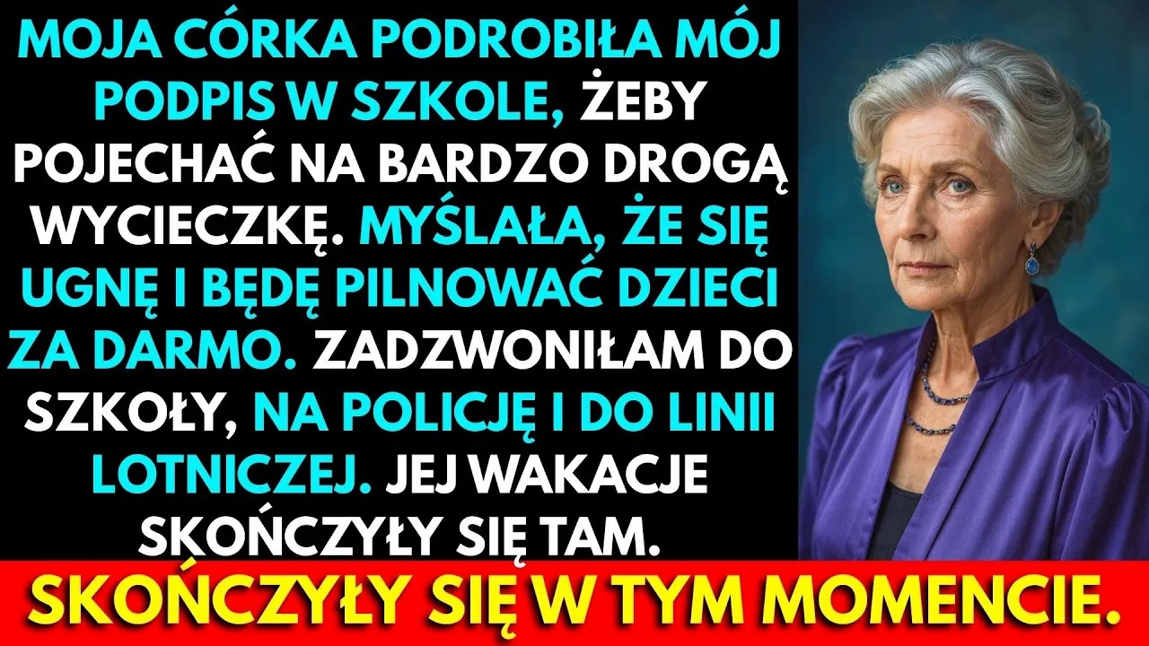 Śnieg z deszczem zacierał widok na krakowski rynek, a ja stałam przy oknie z kubkiem zimnej herbaty, gdy w drzwi uderzyły trzy głuche stuknięcia. Moja córka Magda nigdy nie przychodziła bez...