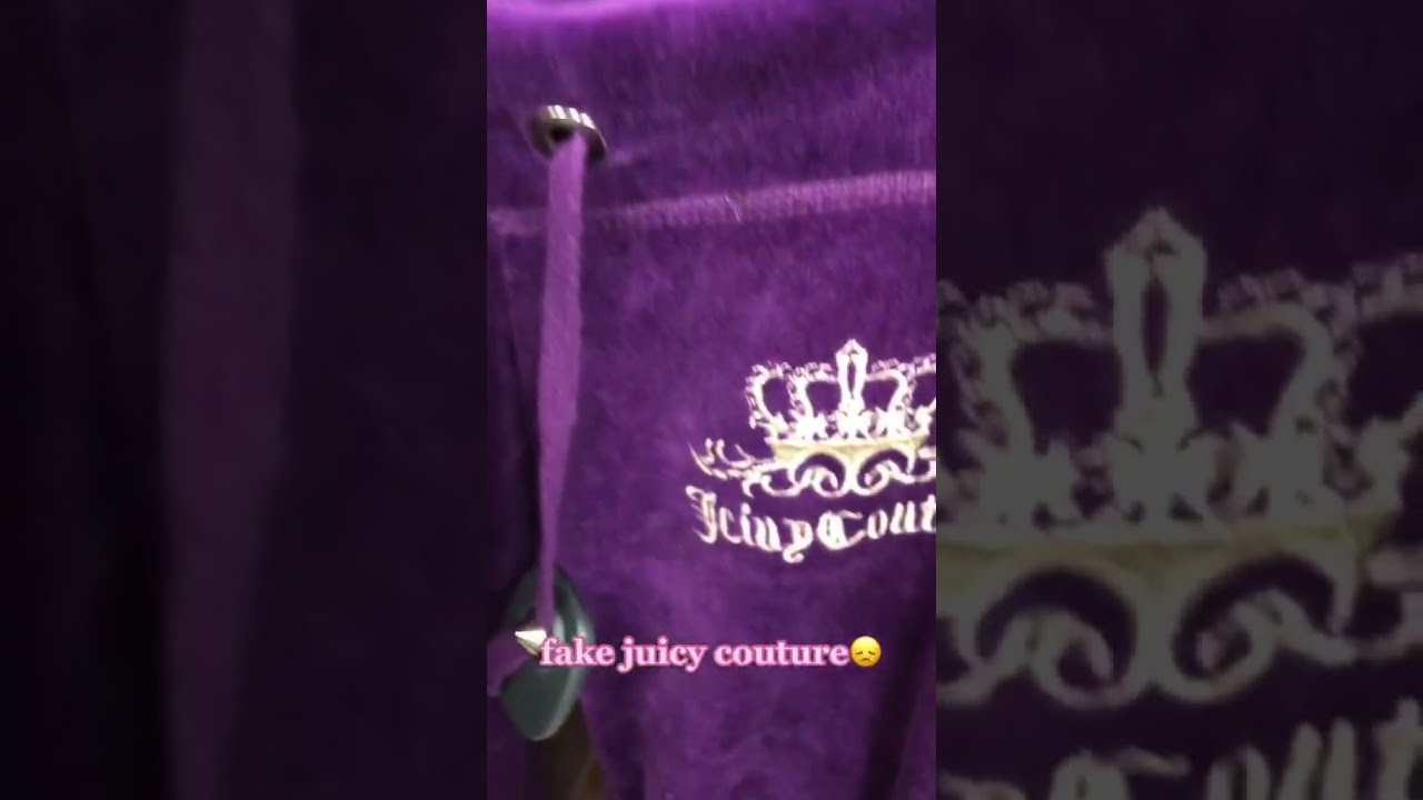 Real Vs Fake Juicy Couture At The Thrift Store 