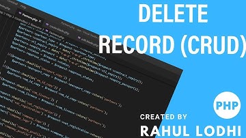 PHP Tutorial #22 - Delete Records From MYSQL Database Using PHP