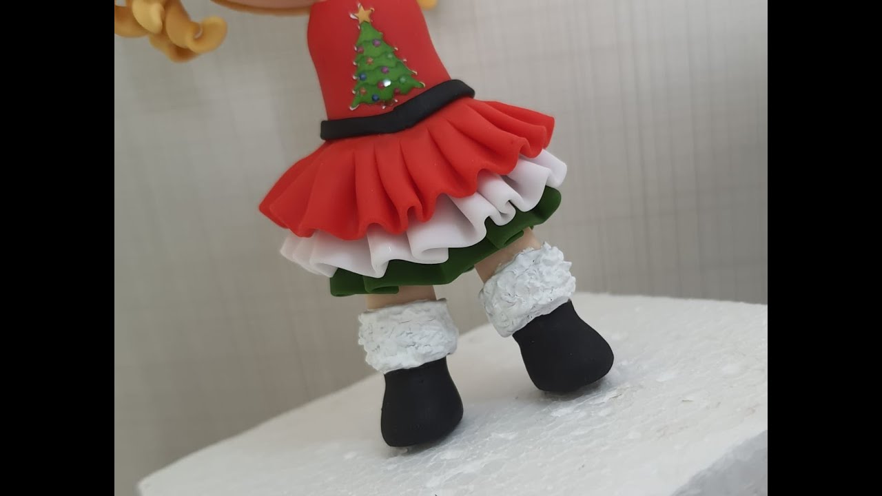 Saia com 3 babados super fácil