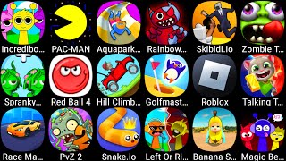 Incredibox Sprunki,Plants Vs Zombies 2,Aquapark.io,Rainbow Garten Survivor,Spranky Merge,Golfmasters screenshot 4