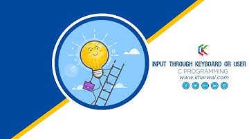 Input through keyboard or user in C Programming