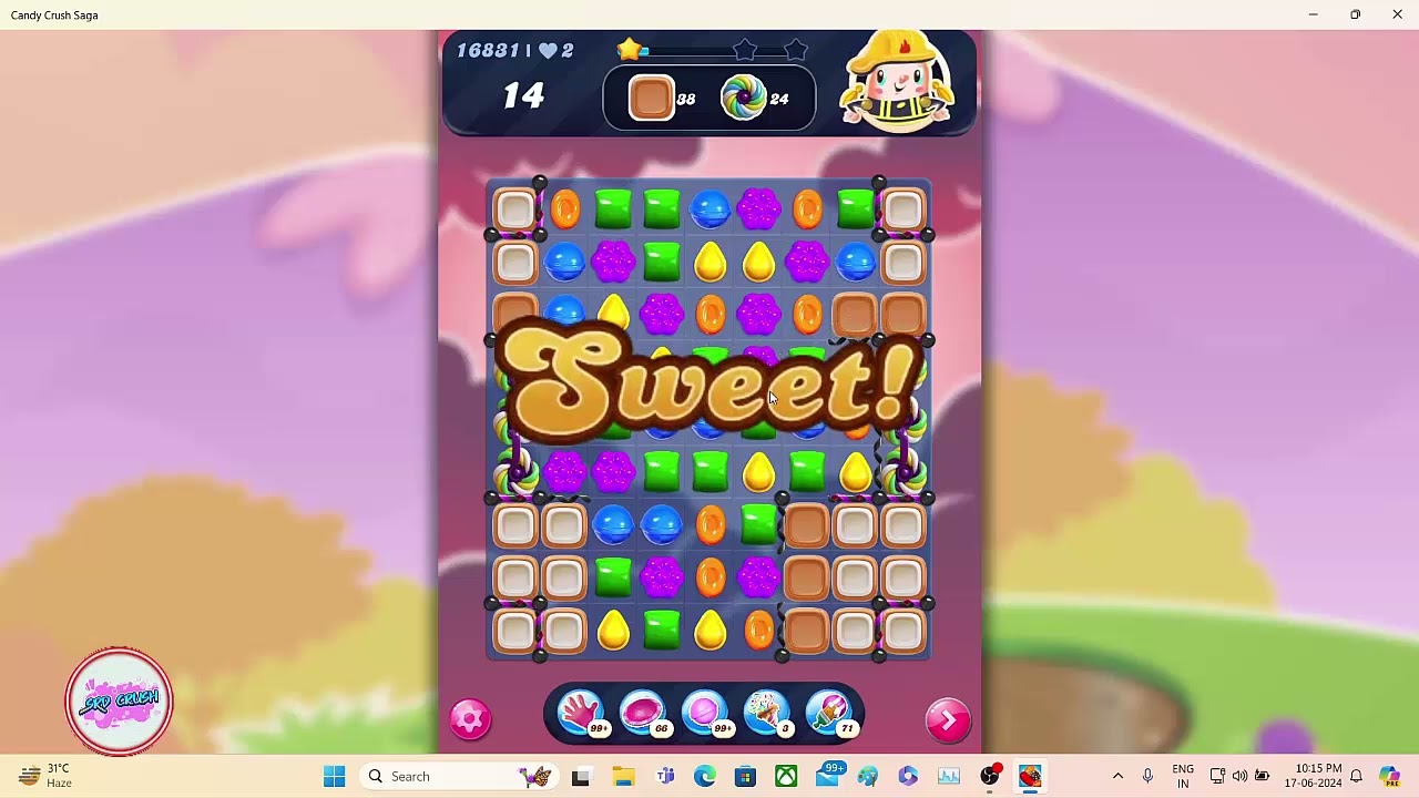 Candy Crush Saga Level 16831