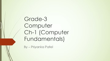 Grade-3/Computer/Ch-1 (Computer Fundamentals) DISN