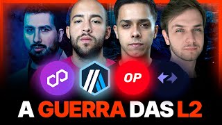 A GUERRA das CRIPTOS L2 (POLYGON, ARBITRUM, ZKSYNC, OPTIMISM) | ft. Modular Crypto | Casual Crypto