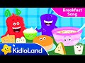 Eat your breakfast  mealtime song  breakfast song for kids  chomping monsters healthy habits song