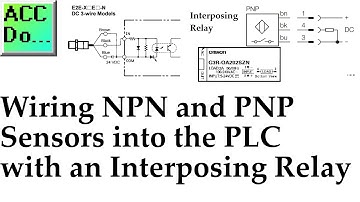 Wiring Interposing Relays - Isolating NPN and PNP Sensors into the PLC