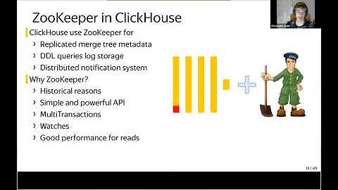 Zookeeper Replacement Presentation at August SF Bay Area ClickHouse® Meetup