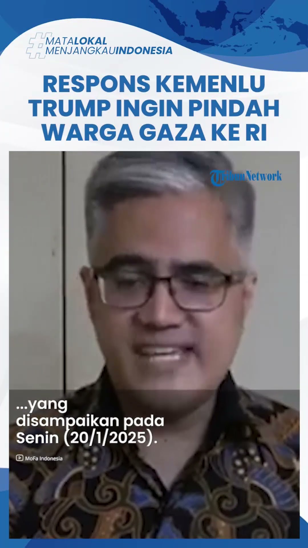 Respons Menohok Kemenlu soal Keinginan Donald Trump Pindahkan 2 Juta Warga Gaza ke Indonesia