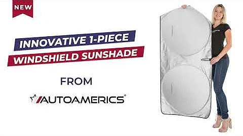 AUTOAMERICS 1PIECE WINDSHIELD SUNSHADE