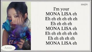 SOOJIN MONA LISA karaoke with easy lyrics