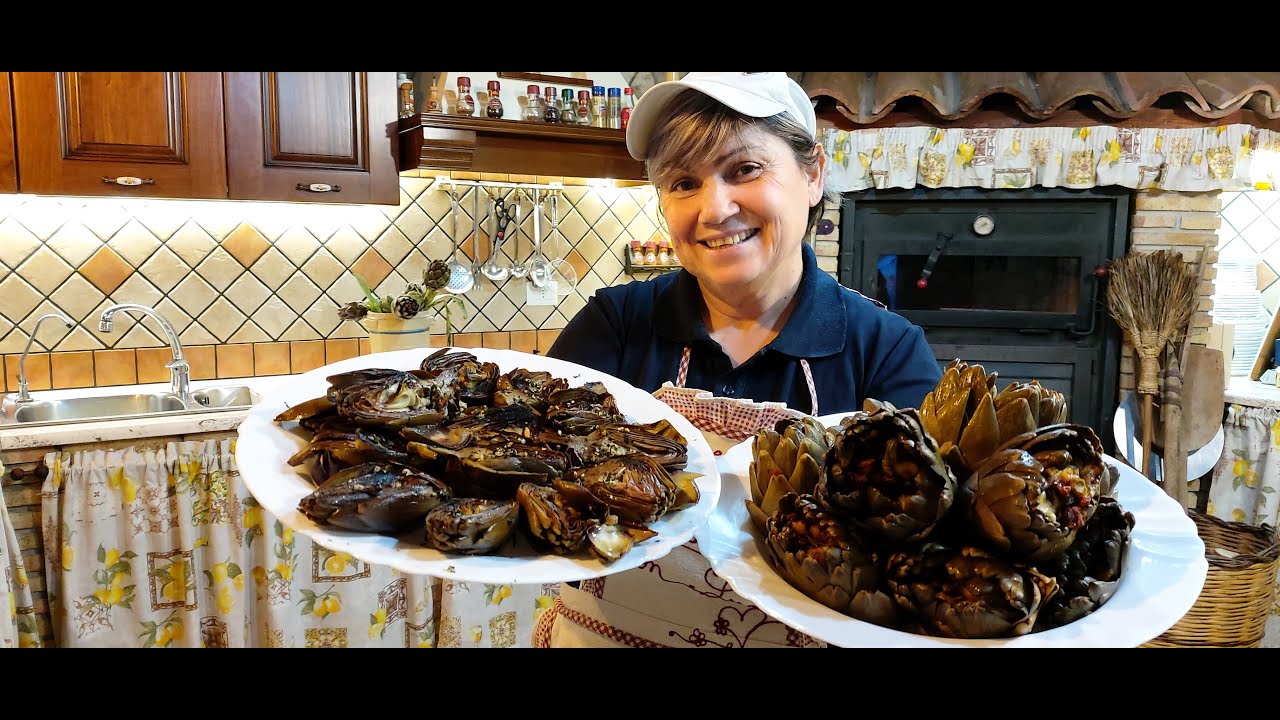 Carciofi ripieni e arrostiti @intavernaconlucia
