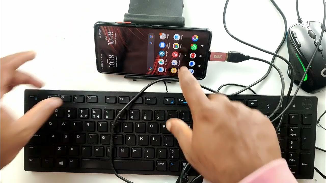 how-to-connect-usb-keyboard-and-mouse-to-android-mobile-youtube