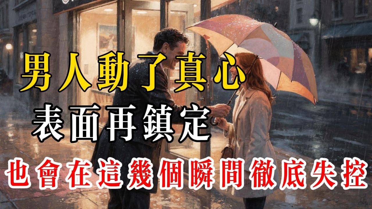 男人真正淪陷后，不會先說愛你，而是先有這3種反常