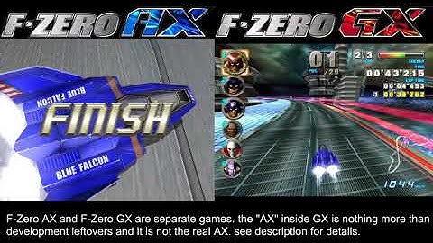 F-Zero AX Vs F-Zero GX Beta Content Comparisons (Story Chapter 7)