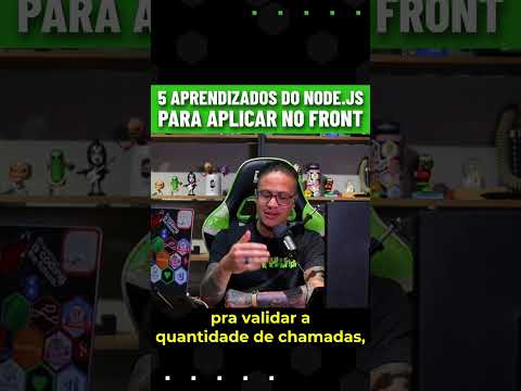 5 APRENDIZADOS do Node.js para aplicar no frontend 🔥💥 || Shorts || Erick Wendel