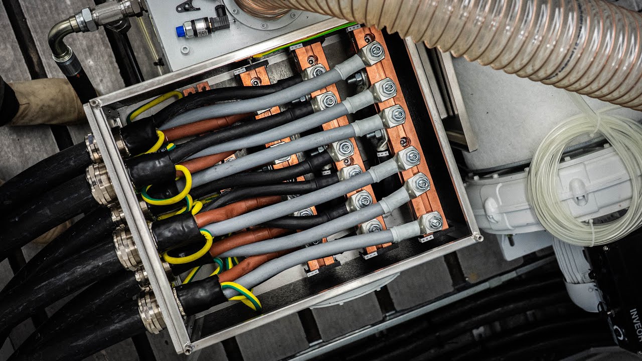 Terminating 6 × 185mm² cables into a 750kW dynamometer