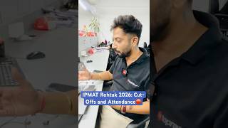 IPMAT Rohtak 2026 Results Summary & Category Cut-offs & Attendance #shorts