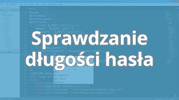 Kurs PHP 7 - Sprawdzanie długości hasła