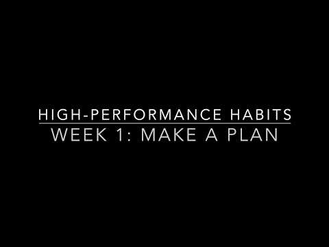 This web series explores easy-to-implement high-performance habits for academic success.