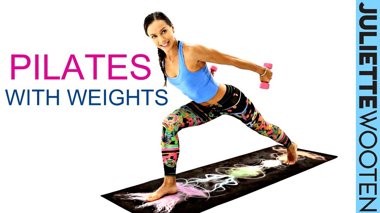 Pilates with Weights Workout at Home To Get Super Strong Juliette