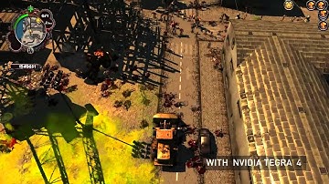 Tegra 4-enhanced Zombie Driver: Side-by-side comparison vs non-Tegra 4