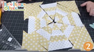 How to Use the Creative Grids 45 Degree Kaleidescope and Dresden Ruler