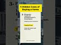 5 Hidden Costs You Didn't Know About When Buying a Home #firsttimehomebuyer #homebuyers
