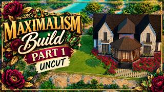 JEWEL TONE MAXIMALISM BUILD 💎 | The Sims 4 Build Uncut Part 1 screenshot 3