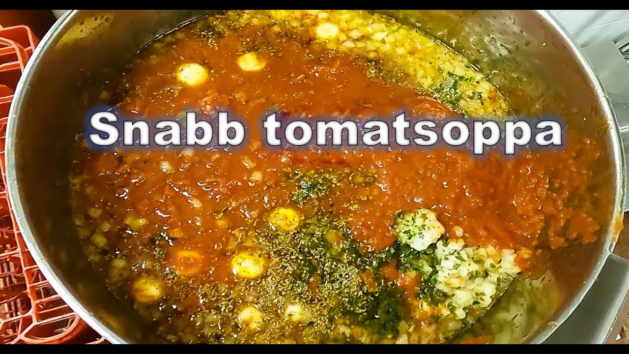 Snabb tomatsoppa