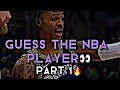 Guess the nba player  part 1 