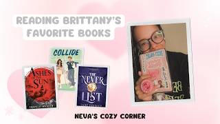 Reading Brittanys Favorite Books || Will Brittany Disown Me After This Video??