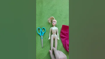 كيفية عمل فستان باربي باسهل الطرق 