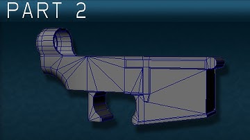 M16A1 Maya Modeling Tutorial Part2