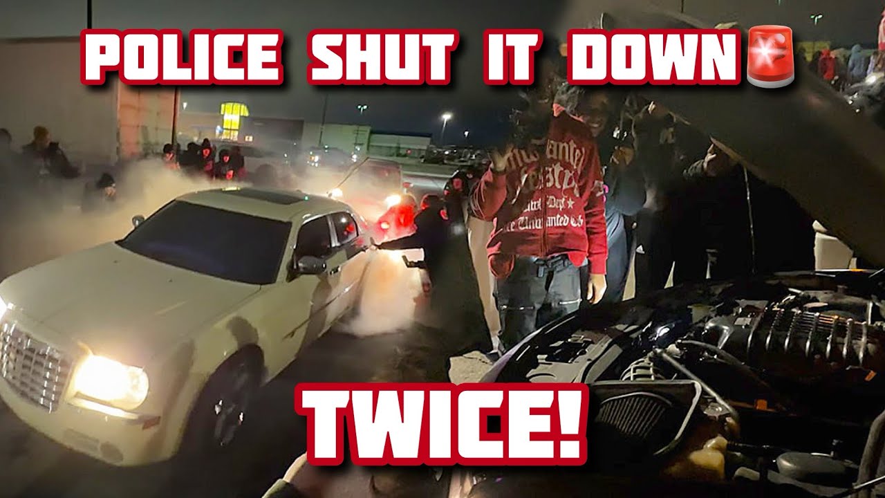 THIS CAR MEET GOT SHUTDOWN BY POLICE TWICE! - YouTube