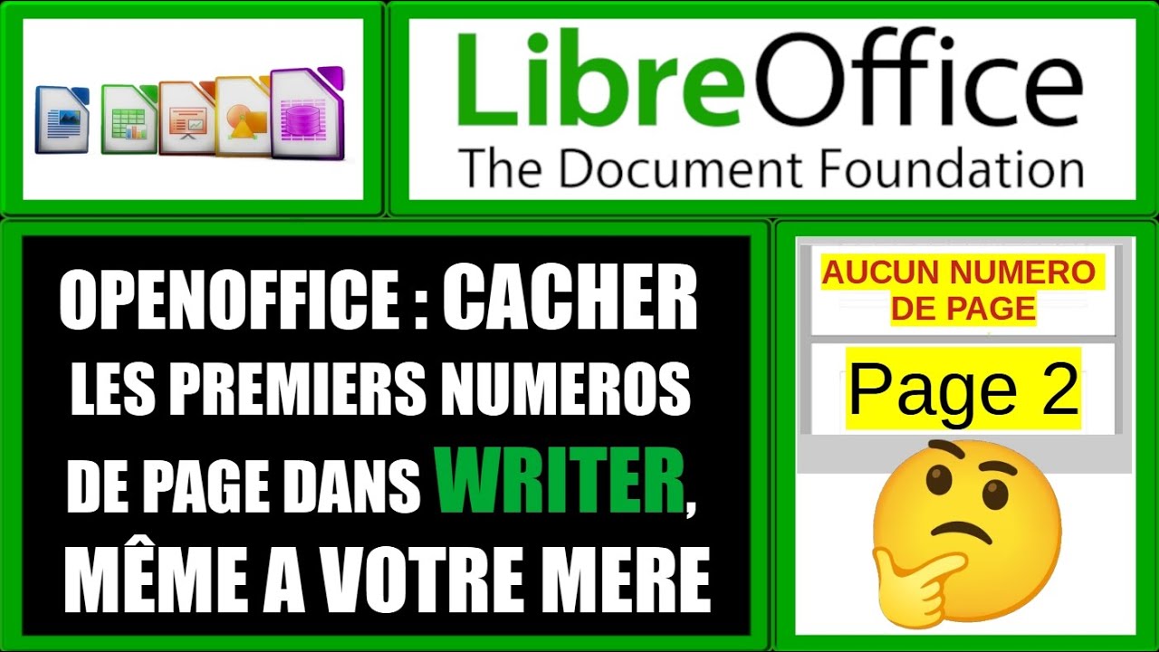 comment ne pas numéroter les premières pages sous Writer d'OpenOffice