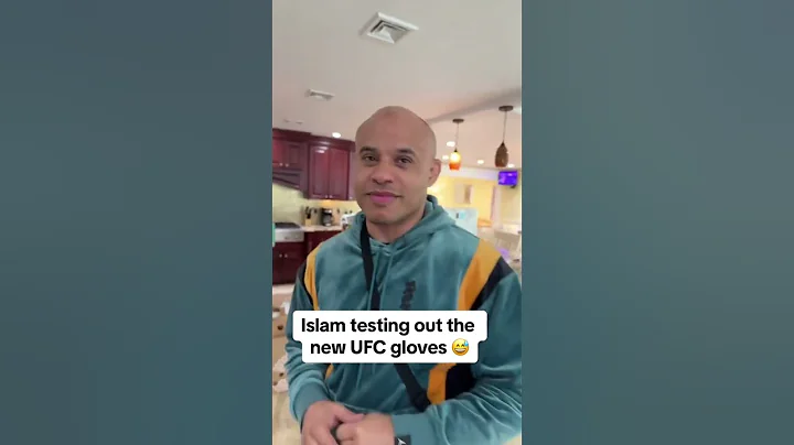 Islam tries out the new UFC gloves 😂 (via islam_makhachev/IG) - DayDayNews