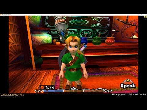 Citra 3DS Emulator - The Legend of Zelda: Ocarina of Time 3D Gameplay 4K  2160p (Canary - 33e81ef) 