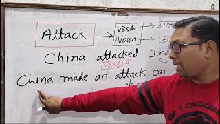 Attack - used As a Verb and a Noun Attack Noun